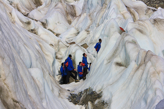 Hikers, Franz Josef Glacier, South Island, New Zealand - Taken by Diann Corbett, 09/2014.