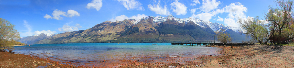 Where tour ends, Lake Wakatipu, Glenorchy, New Zealand - Taken by Diann Corbett, 09/2014.