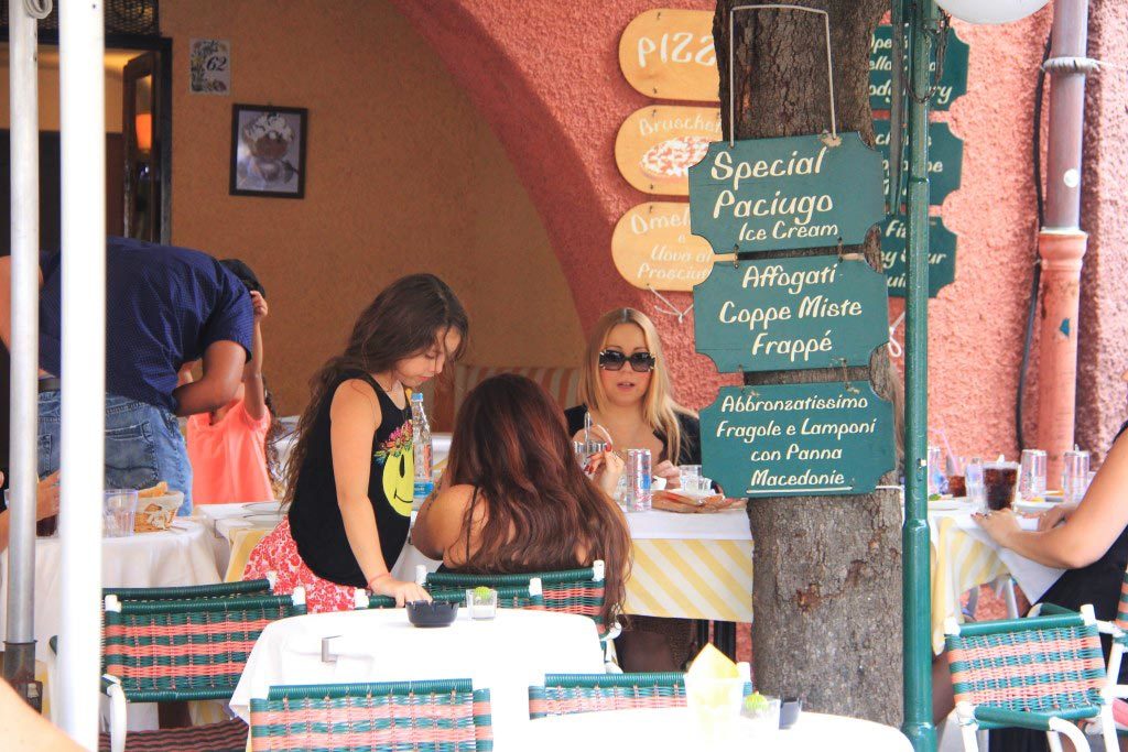 Mariah Carey, Lunching in Portofino, Italy - Taken by Diann Corbett, 09/2015.