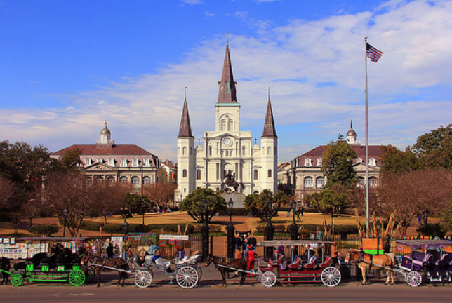 Jackson Cathedral, New Orleans, Louisiana - Taken by Diann Corbett, 02/2014.