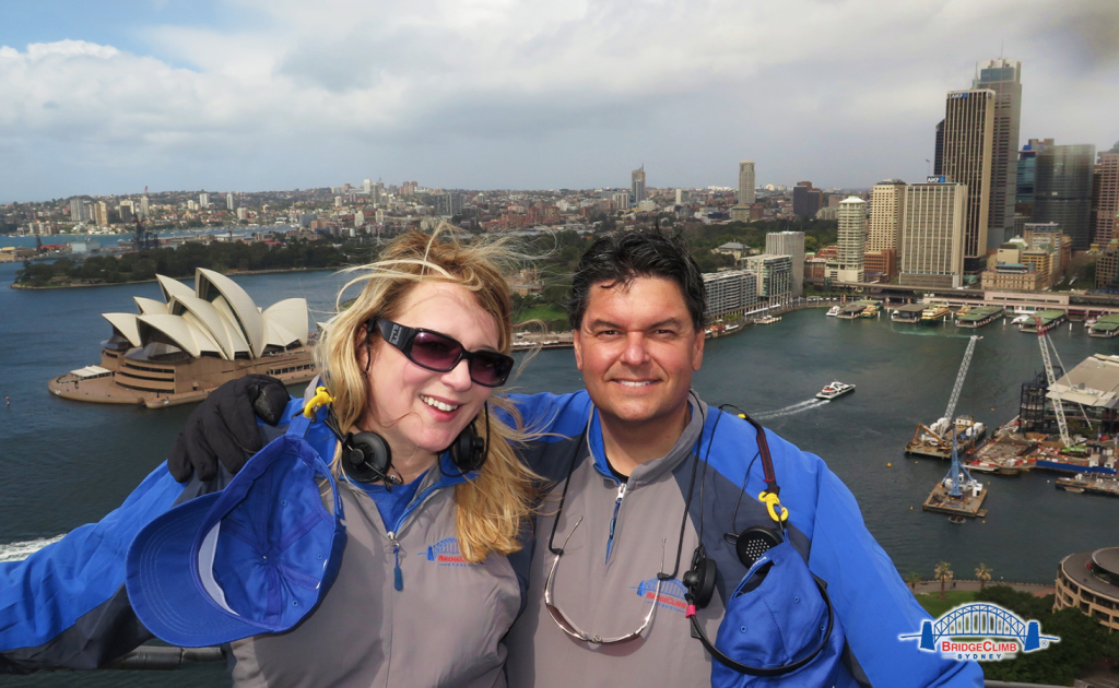 Diann & Tim, Bridge Climb Sydney, Australia - 09/2014.