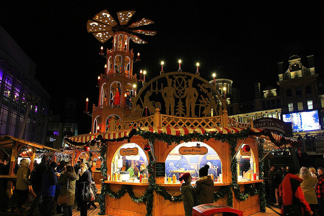 Christmas Market in Manchester, England - Taken by Diann Corbett, 11/2013.