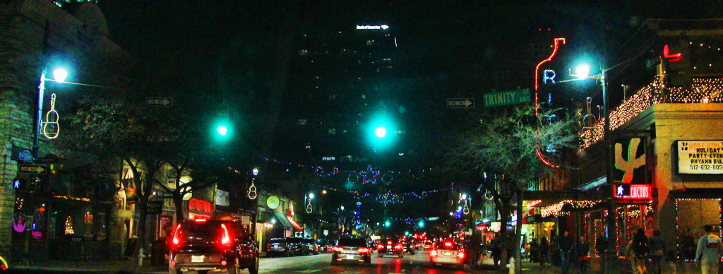 6th Street, Austin, TX - taken by Diann Corbett, 12/2015.