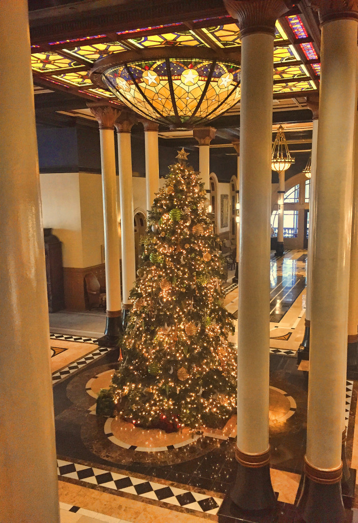 Christmas Tree at the Driscoll Hotel, Austin, Texas - Taken by Diann Corbett, 12/2015.