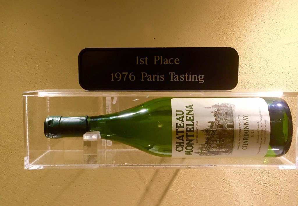 The winning year of Château Montelena.