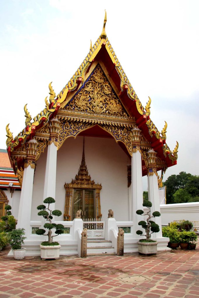 Wat Pho or Temple of the Reclining Buddha in Bangkok.